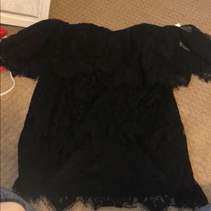 Black Mini Lace Dress